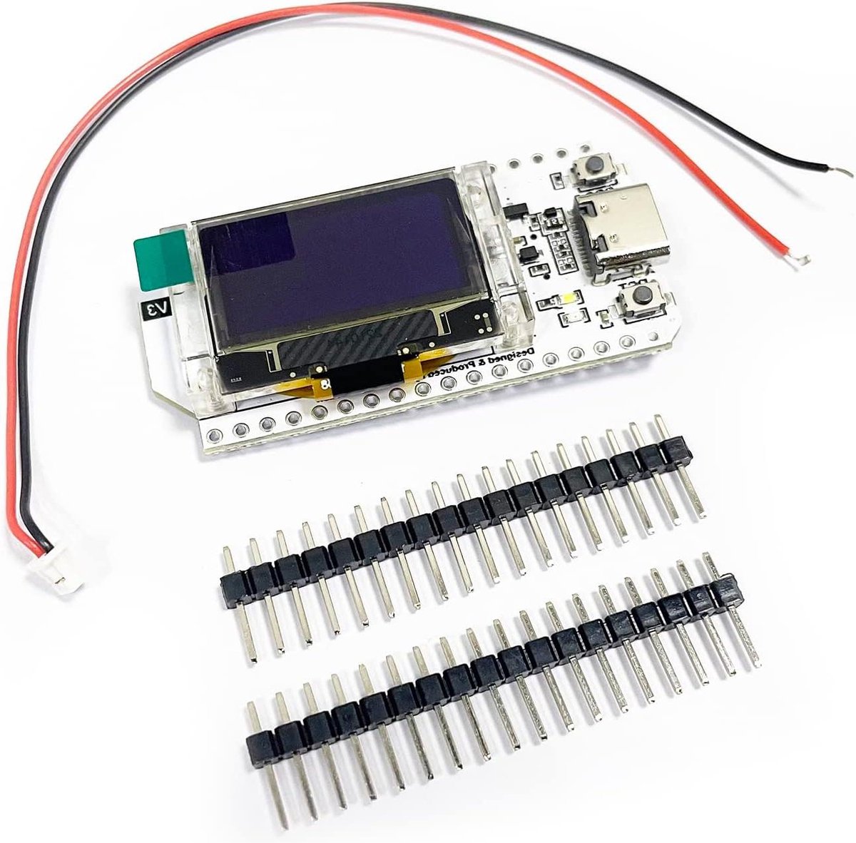 Ontwikkelingsbord WiFi - IoT Module - Projecten Maken - Inclusief OLED - 2.5 km bereik - Blauw