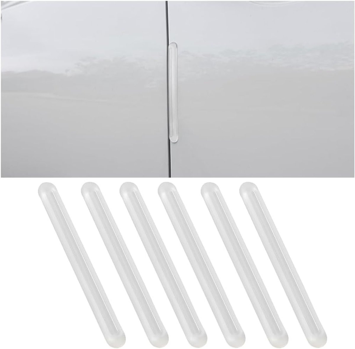 2 Stuks Deurrandbeschermer, Krasbestendige Deurhoekcover, Stootkussen Stickers voor Auto Deuren, Stofdicht en Anticollisie Veiligheid