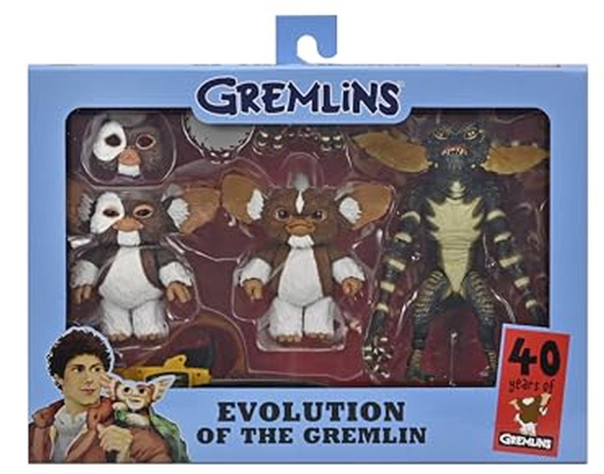 Evolutie van een Gremlin 40-jarig jubileum 7" schaalmodel set