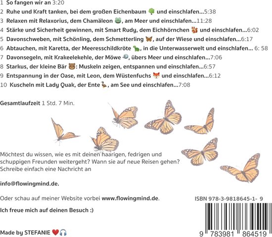Kinder Ontspanning - Verhalen CD - Rust en Slaap - Autogeen Training - 14 cm - Niet van toepassing — afbeelding 4