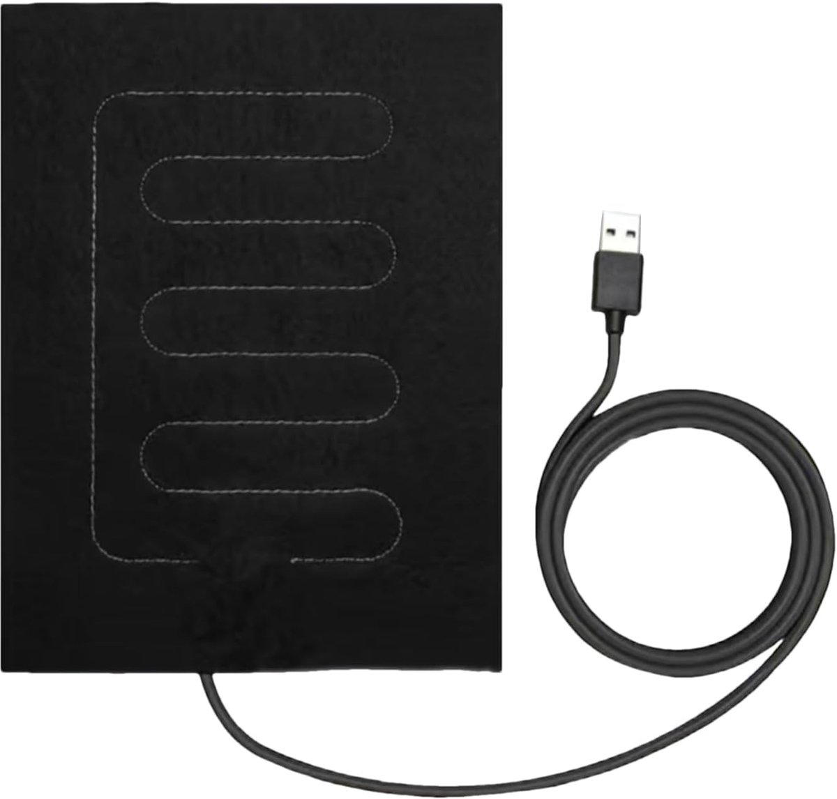 Verwarmingsmat Bureau - Bureaukussen Verwarmd - Comfortabel Werken - Antislip Siliconenlaag - 10 x 20 cm - Veelkleurig