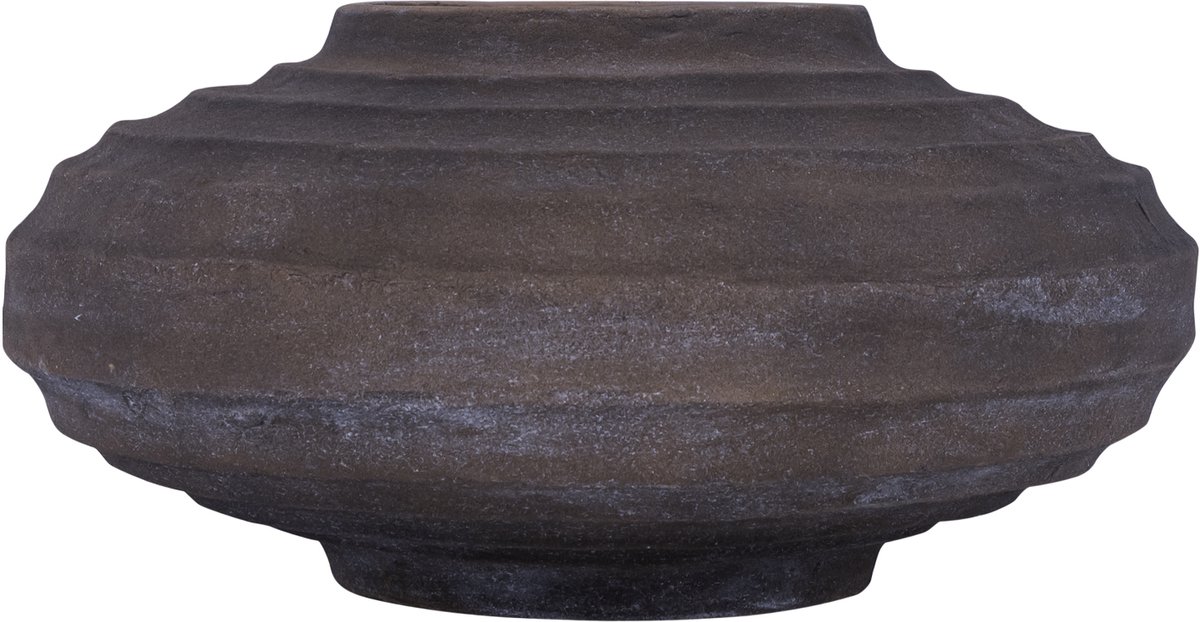 PTMD Kody Brown Stone Wash Casted Alu Ribbed Pot Bruin