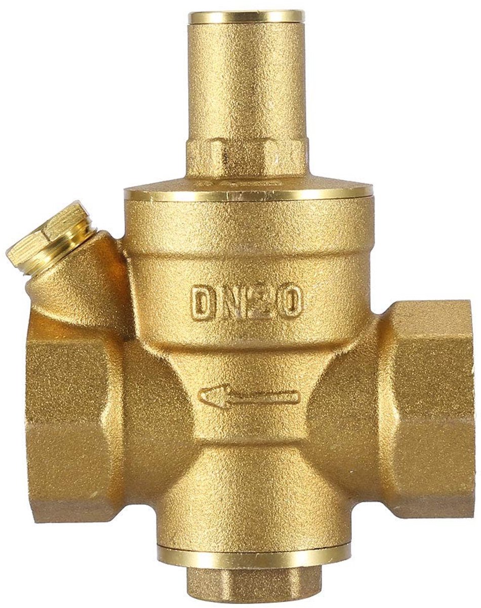 OmGoods - Dailygoody - Pressure Reducing Valve - Waterdrukregelaar - Compact ontwerp - DN20 3/4 inch - Verstelbare druk - 1.6MPa - Geschikt voor waterleidingen