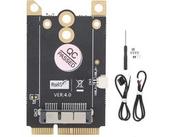 OmGoods - Dailygoody - Mini PCI-E Express draadloze netwerkadapter - Draadloze WiFi-kaartadapter - 12 + 6-pins - Geschikt voor Broadcom - Plug-and-play - Voor W