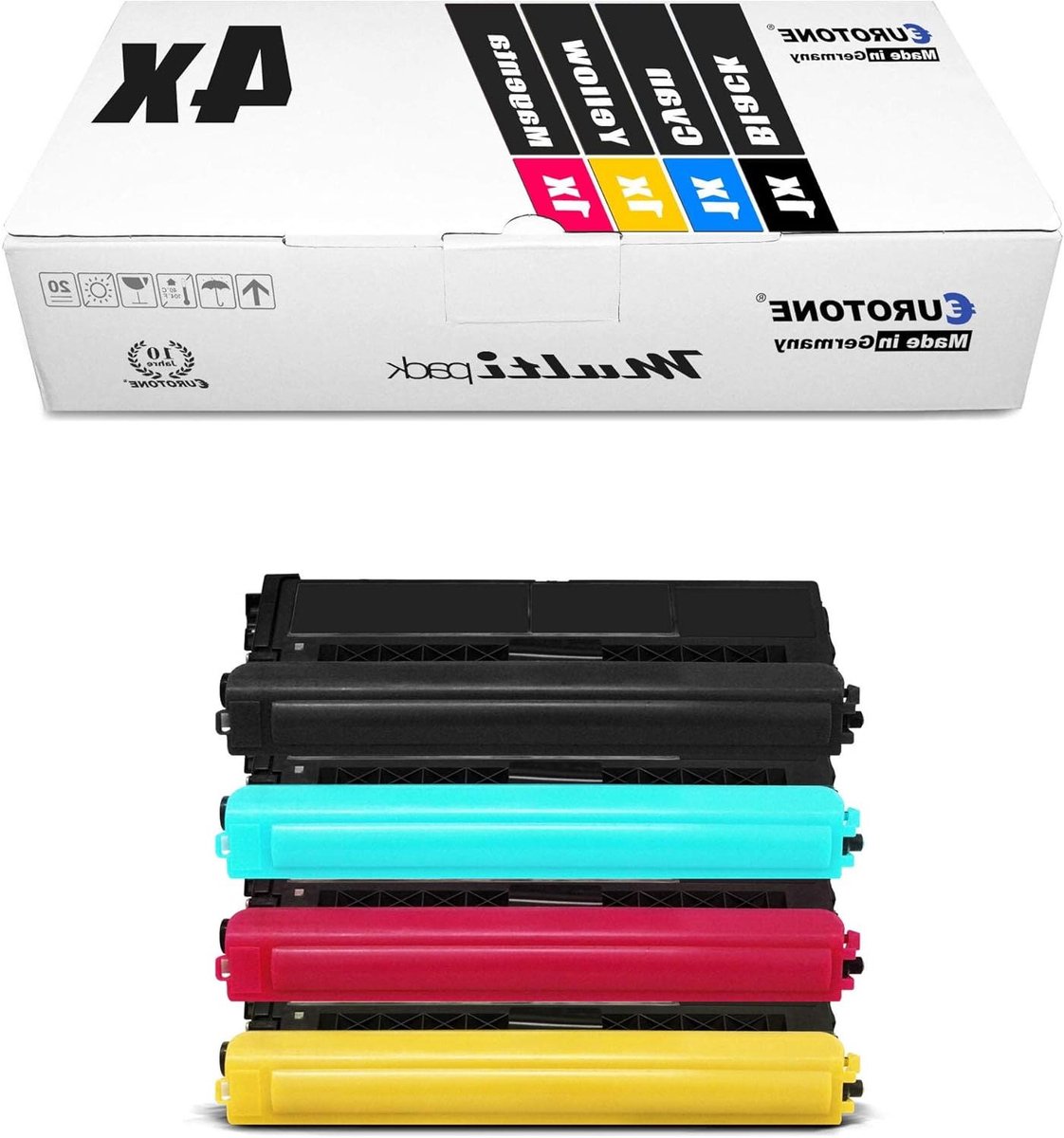 Tonerset - Printerinkt Cartridges - Documenten Printen - Hoge Capaciteit - 4 Stuks - Kleurenset