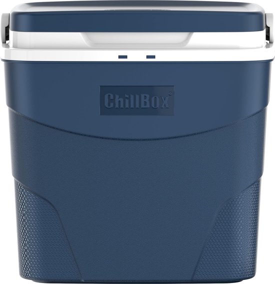 Koelbox - IJsbox Picknickbox - Buitenactiviteiten Opslag - Handvat Vergrendeling - 24 Liter - Blauw van Koelbox. — afbeelding 2