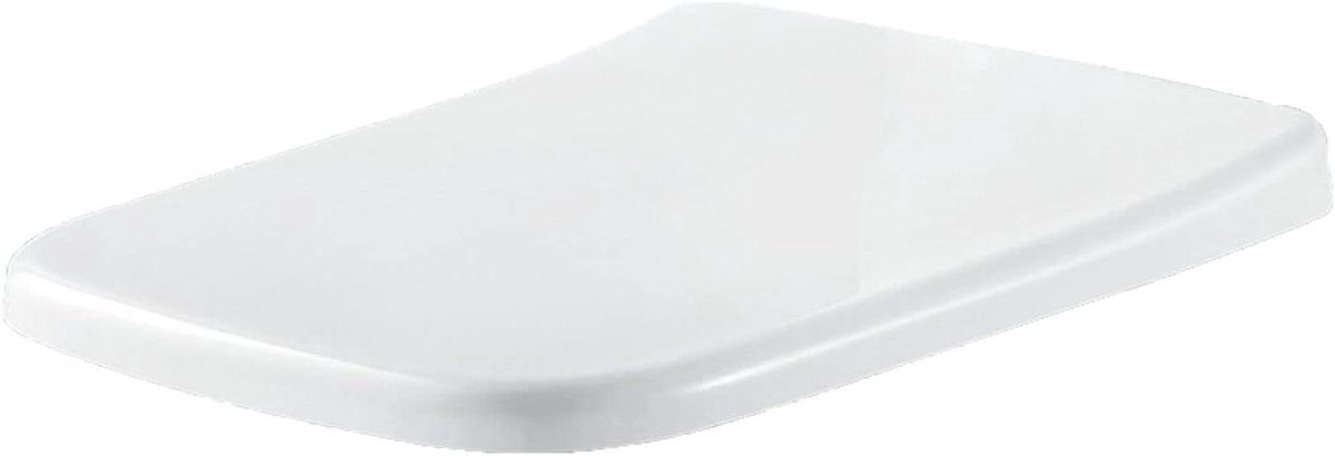 Toiletbril - Toiletdeksel - Badkamer Upgrade - Stil Sluitend Mechanisme - Standaard Rond - Wit