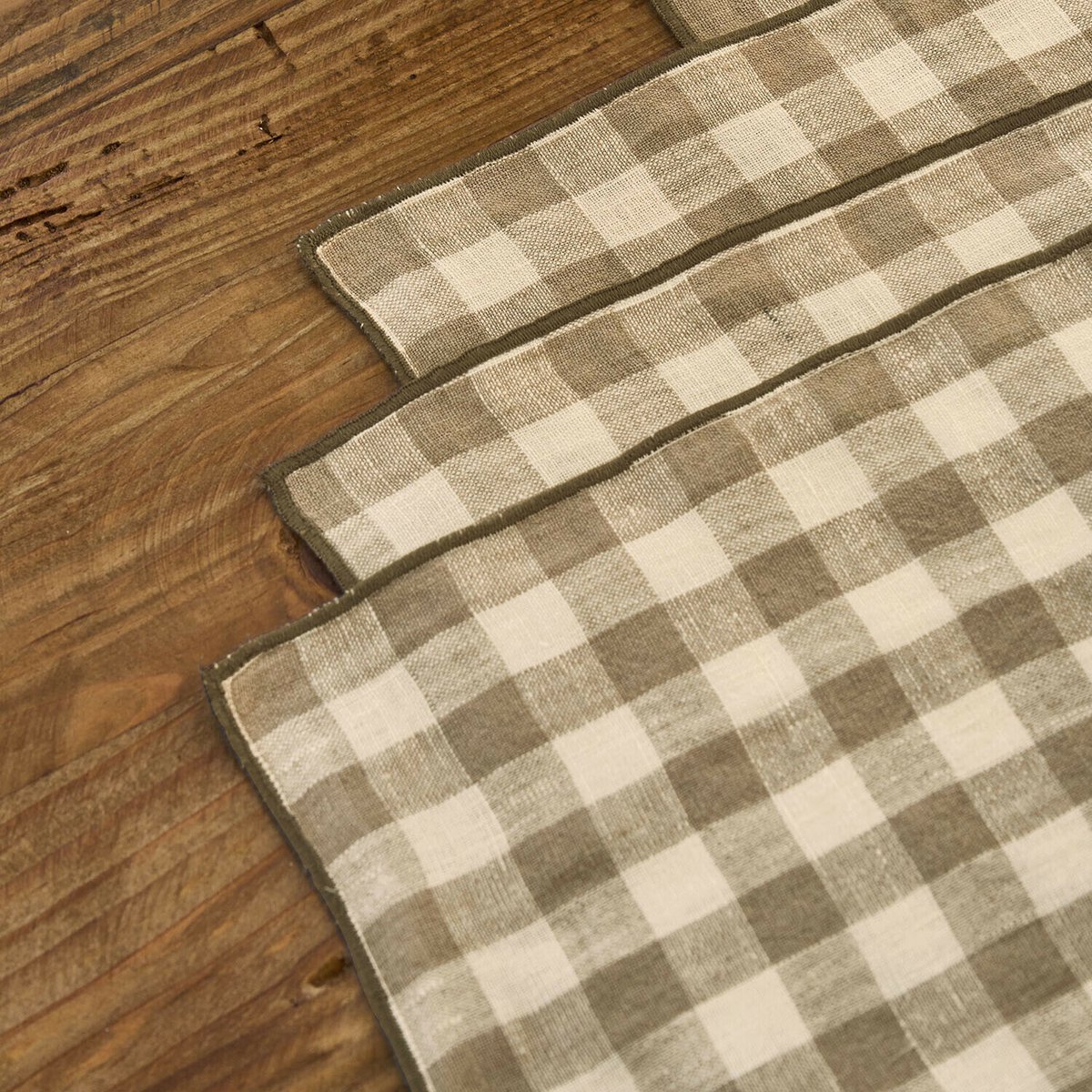 LOBERON Placemat set van 4 Marrowby beige/wit