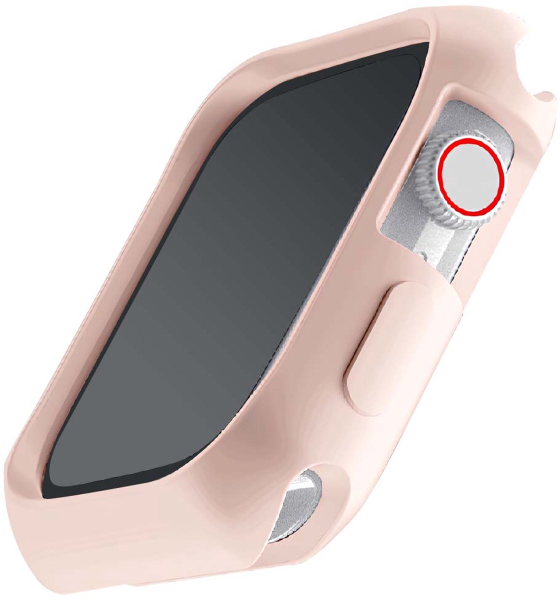 Itskins, Case voor Apple Watch 7/8/9 42-44-45-49mm Versterkt Spectrum R Solid, Roze