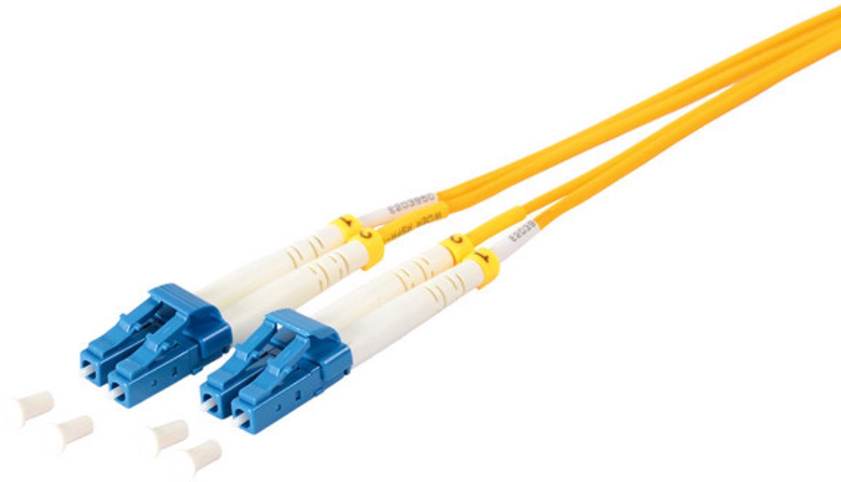 Duplex Patchkabel LC/LC 9/125µ, OS1/OS2 gelb 1,5m