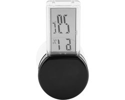 Hygrometer Thermometer Reptiel - Vochtigheid Meter - Terrarium Monitoring - IPX5 Waterdicht - 11 x 11 x 4 cm - Zwart