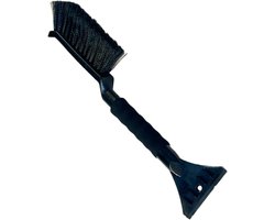 IJskrabber met Handschoen - Ruitkrabber Vorstverwijderaar - Auto Winterklaar Maken - Ergonomische Anti-slip Greep - 43 cm Uittrekbaar - Zwart Rood