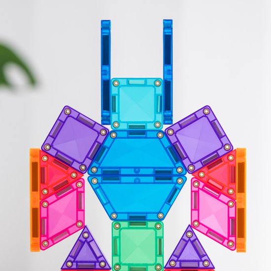 CONNETIX - Magnetisch Tegels - Travel Mini Pack/Reisset - 32 Stuks - Magnetisch Speelgoed — afbeelding 2