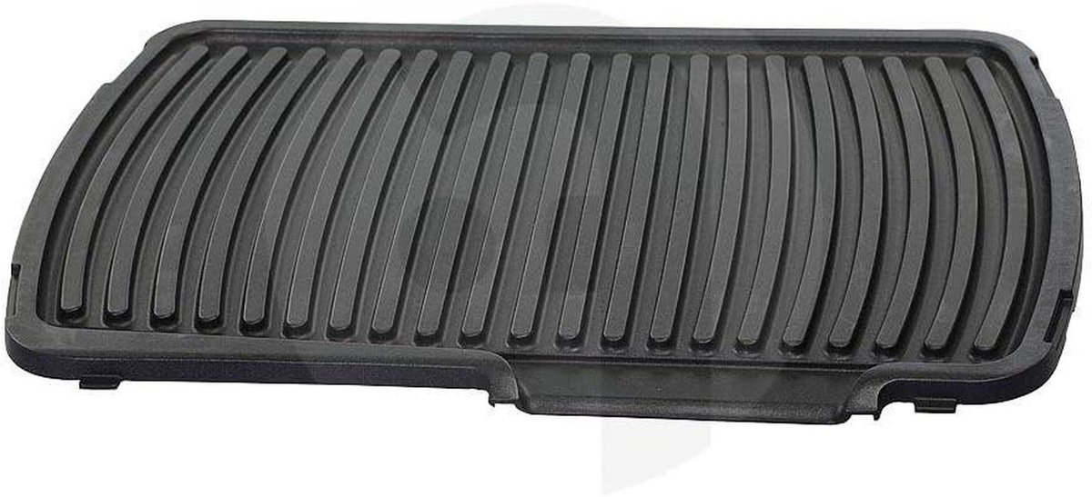 Grillplaat - Grillpan Plaat - Meerdere levensmiddelen Grillen - Anti-aanbaklaag - 38.6 cm Breed - Zwart