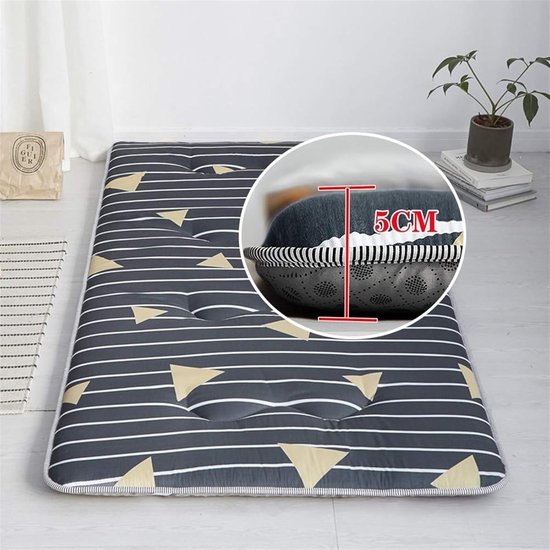 Japanse Vloermatras - Tatami Mat - Comfortabel Slapen - Opvouwbaar Ontwerp - 120x200 cm - A — afbeelding 2