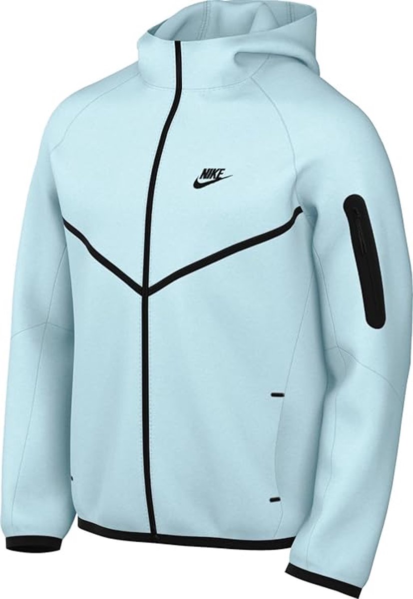 Nike Tech Windrunner Hoodie Licht – Heren Blauw
