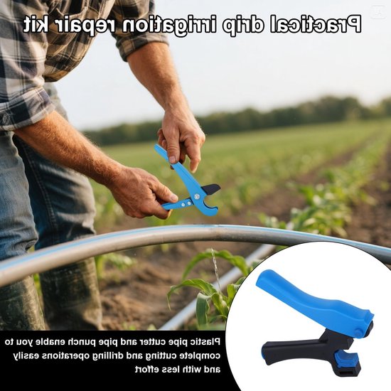 Druppelirrigatie Set - Bevattingssysteem Hulpmiddelen - Tuin Bewateren - 2-in-1 Ontwerp - 115 Pluggen - Blauw Zwart — afbeelding 2