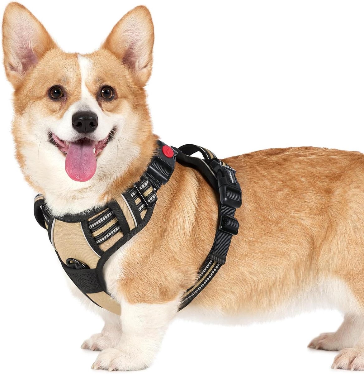 Honden Harnas - Anti-trek Tuigje - Veilige Wandelingen - Anti-ontsnapping Ontwerp - Maat S - Beige