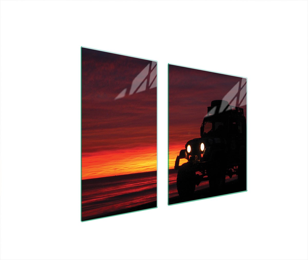 TMK ArtDeko - Snijplank - 90x52 cm - Glas - Veelkleurig