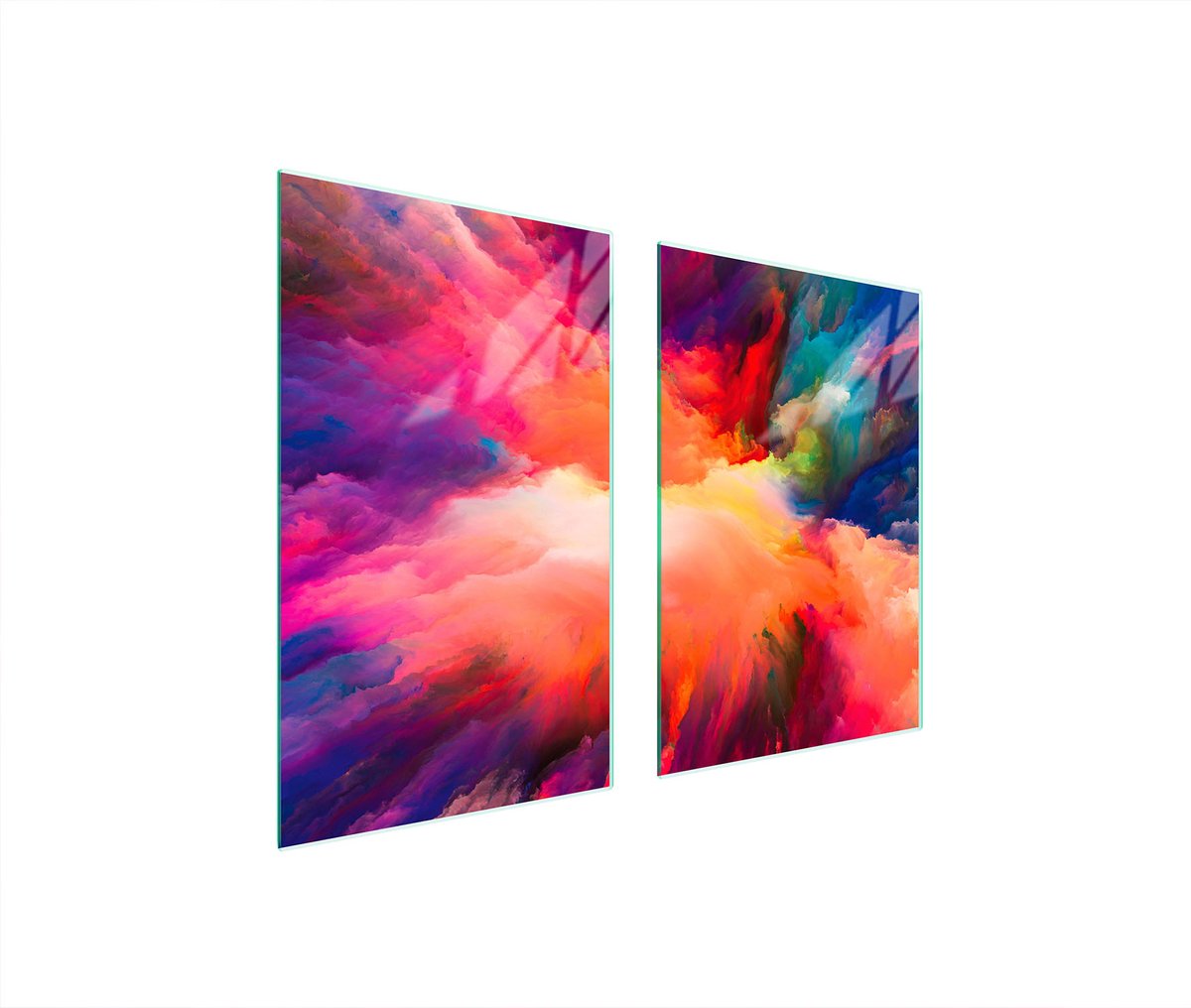 TMK ArtDeko - Snijplank - Kleur 65x52 cm - Slaande Handeling - Veiligheidsglas