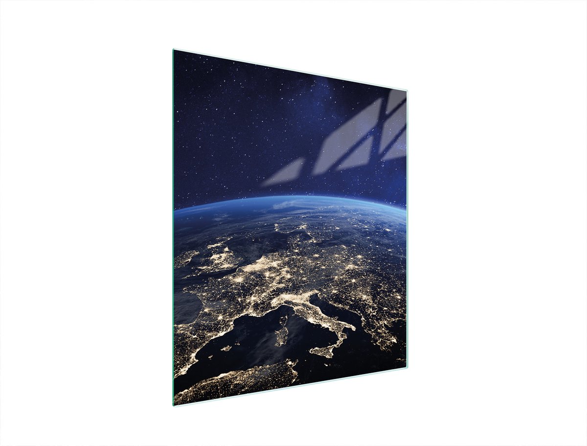 TMK ArtDeko - Snijplank van Glas - 45x52 cm - Zwart