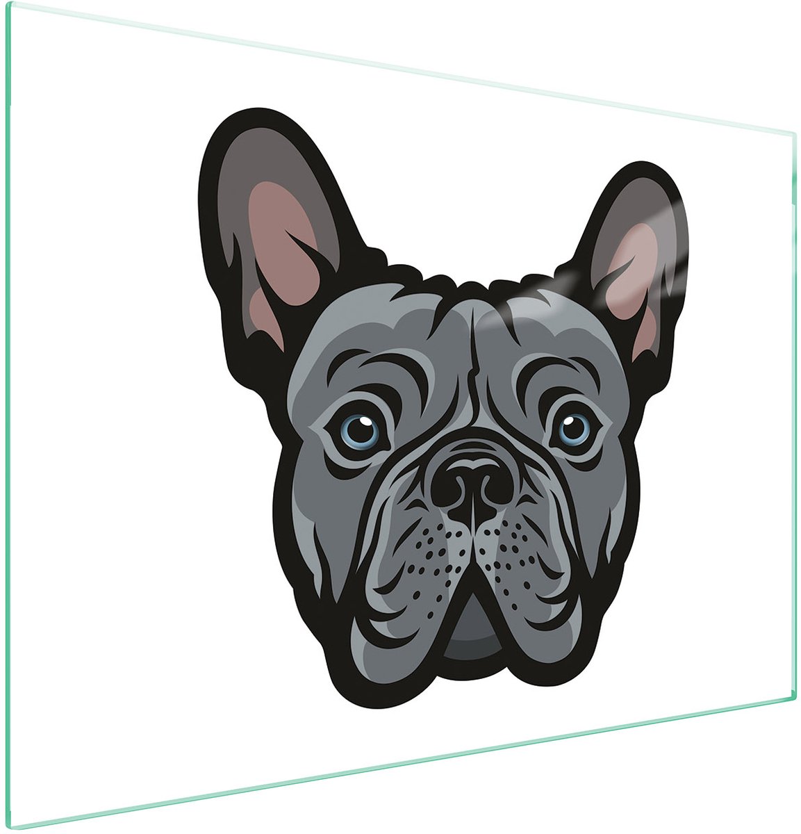 TMK ArtDeko - Glasplaat Bescherming - 70x52 cm - Honden Design