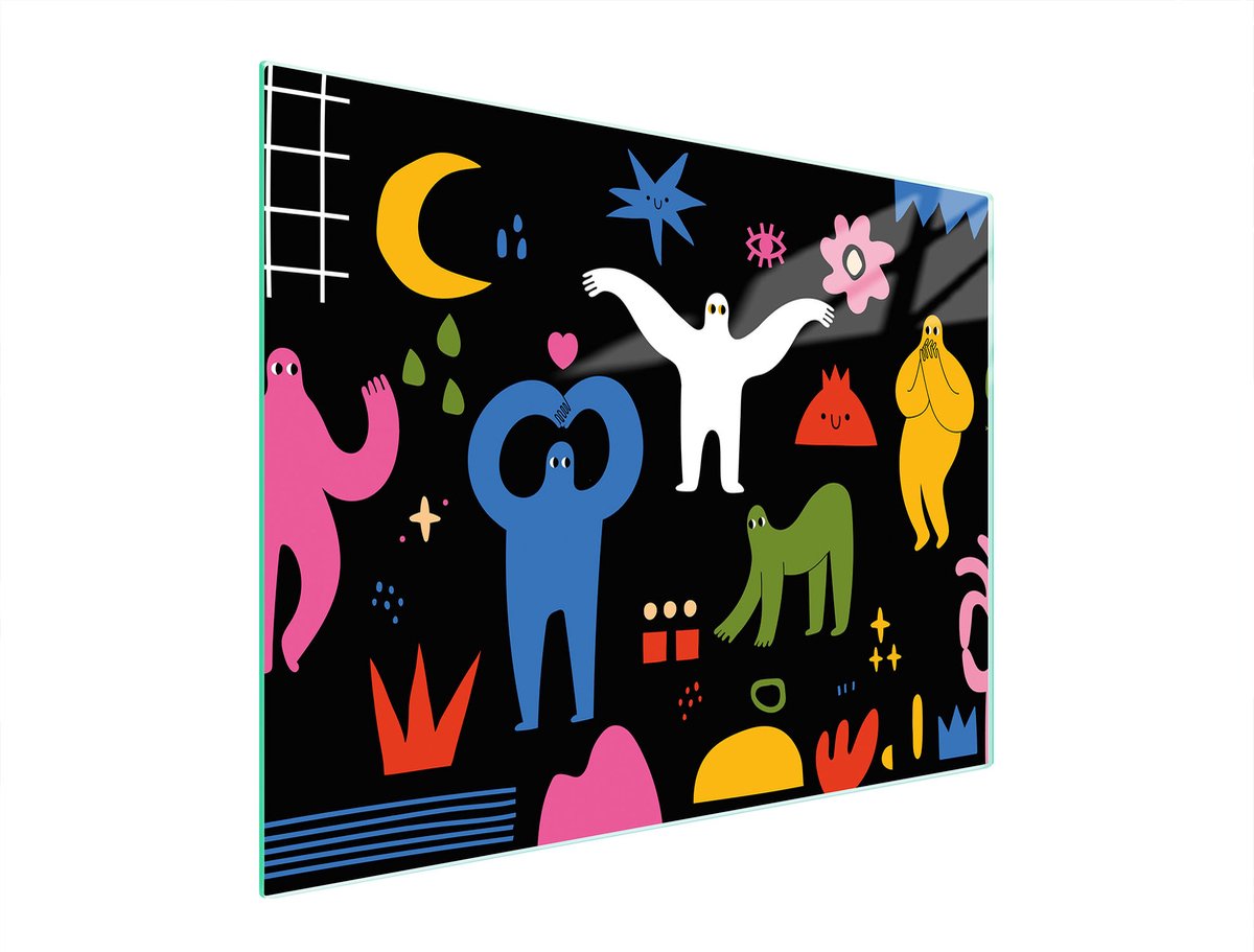 TMK ArtDeko - Snijplank Glas - 52x40 cm - UV Print - Antislip