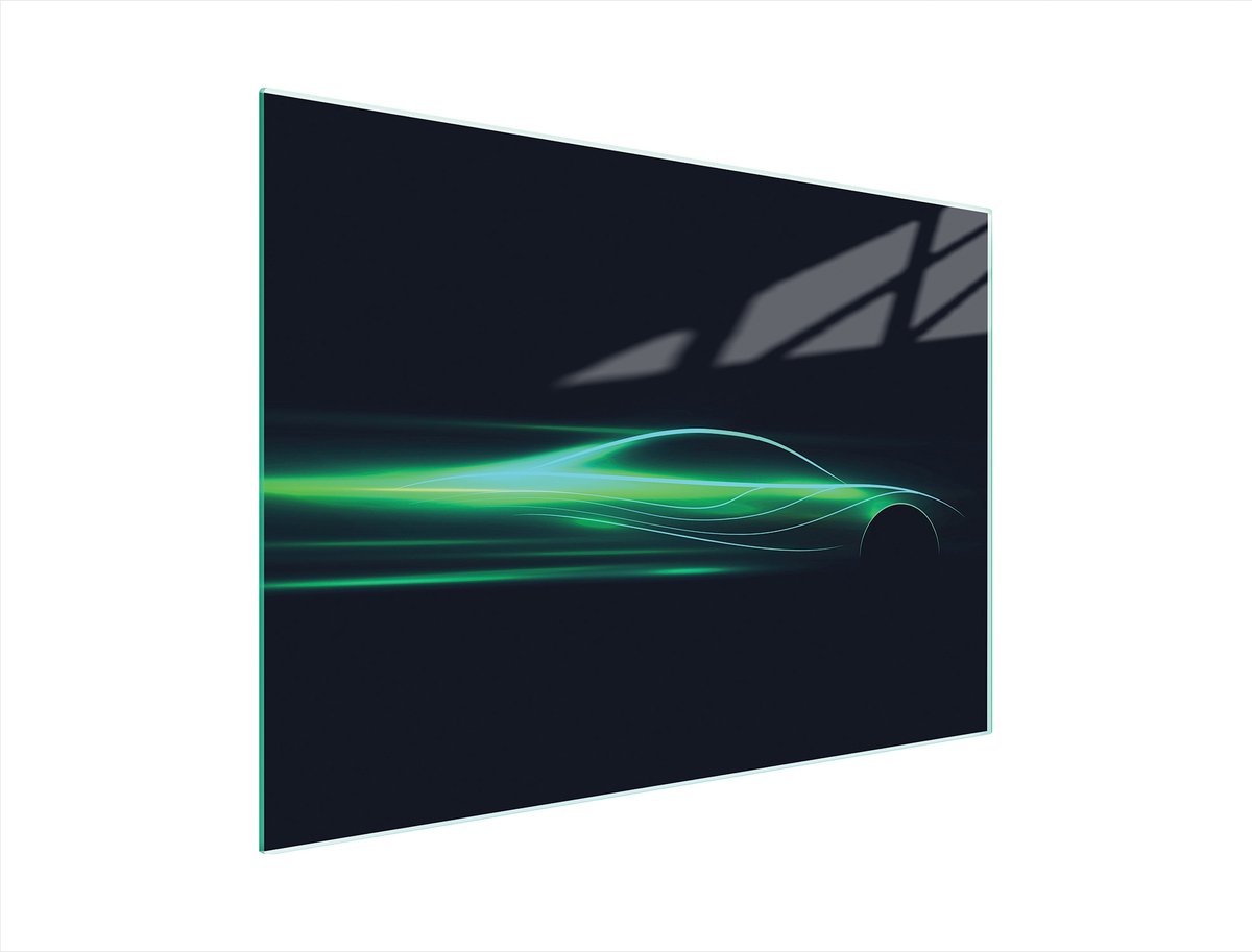 TMK ArtDeko Serie - Snijplank van Glas - 40x30 cm - Hittebestendig - Antislip
