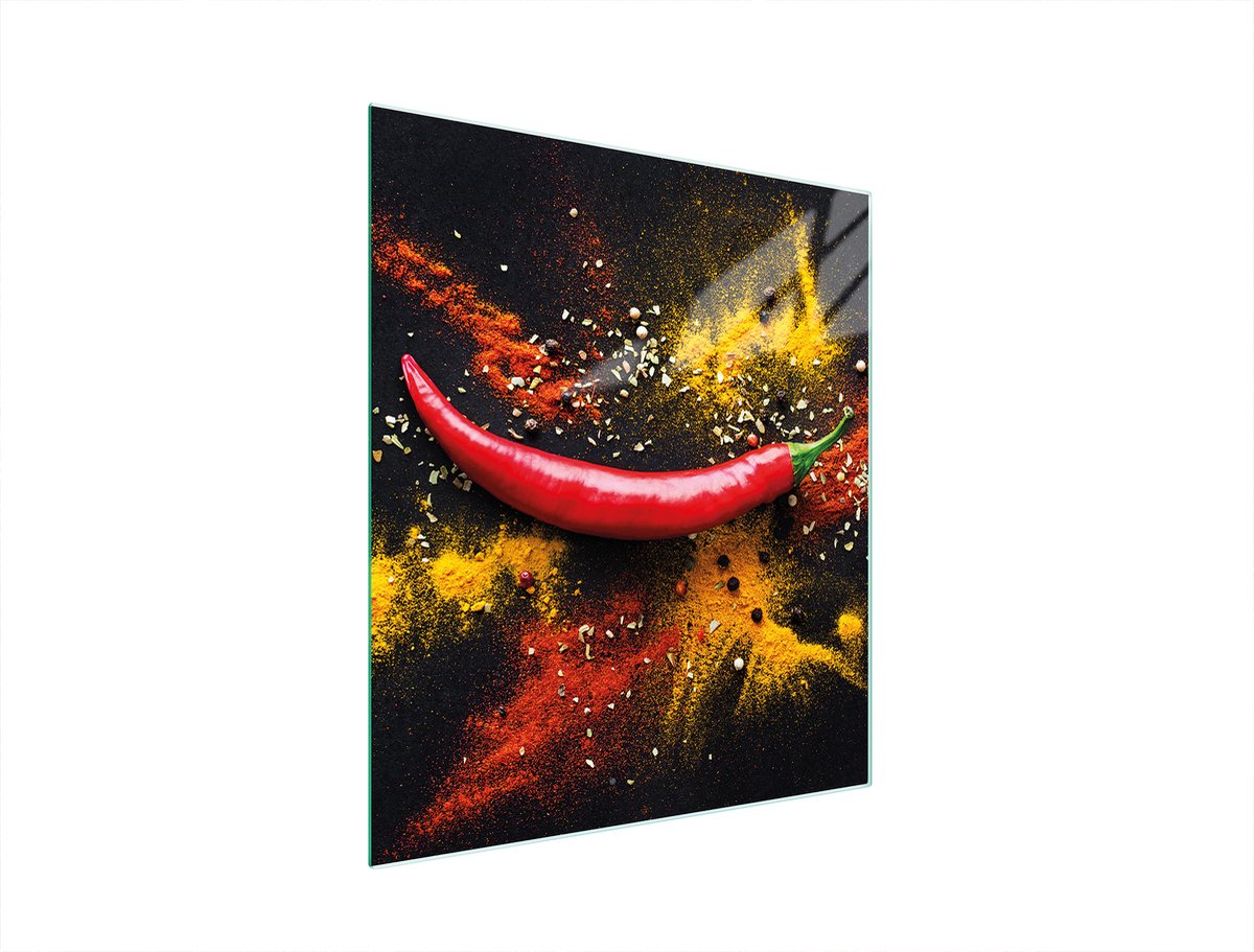 TMK ArtDeko - Snijplank - Chilli Motief - 45x52 cm