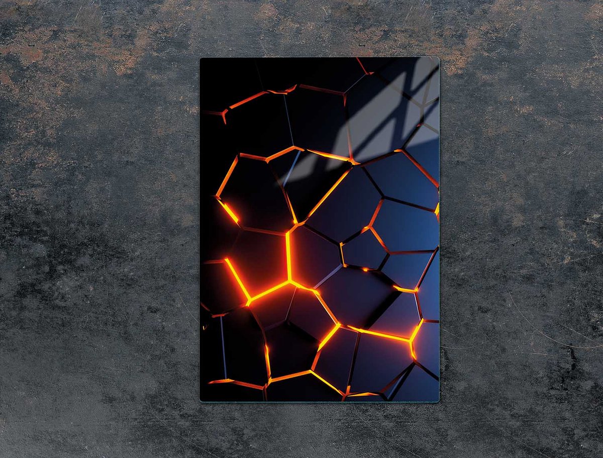 TMK ArtDeko - Snijplank van Glas - 35x52 cm - Veilig en Hygiënisch