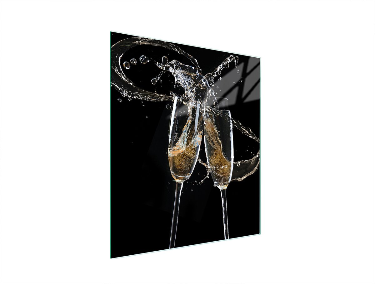 TMK ArtDeko Serie - Snijplank - 45x52 cm - Glas - Wijnmotief