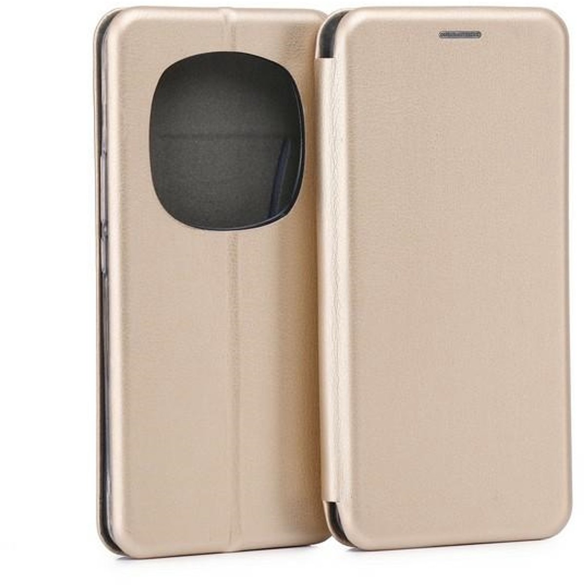 Beline Book Magnetic Honor Magic6 Pro hoesje goud/goud