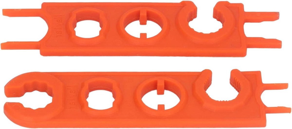Zonnepaneel Aansluitgereedschap - Montagesleutel PV - Installeren Zonnepanelen - Non-slip Versterkt Plastic - 20 x 5 x 2 cm - Grijs