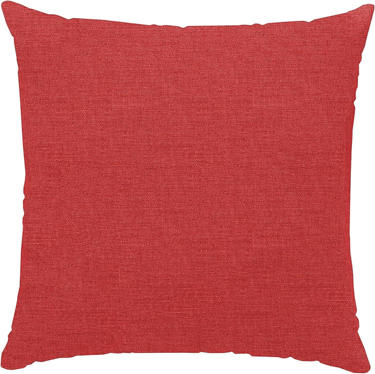 Decoratief Kussen - Sierkussen Tuinkussen - Buiten Zitten - Slijtvaste Gevlochten Stof - 4x 40x40 Cm - Rood