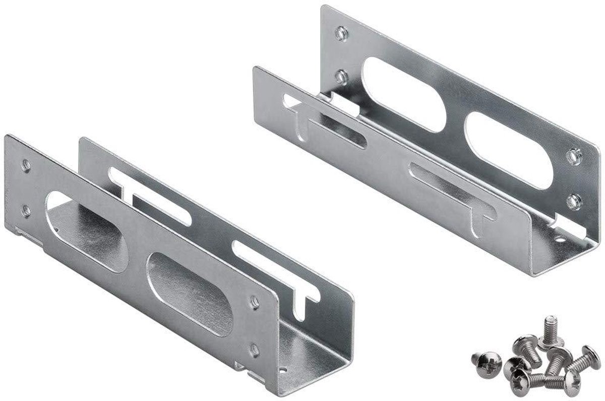 Inbouwframe Harde Schijf - Adapter Bay - Computer Uitbreiding - Voor 35 inch schijf - 525 inch bay - Zilver
