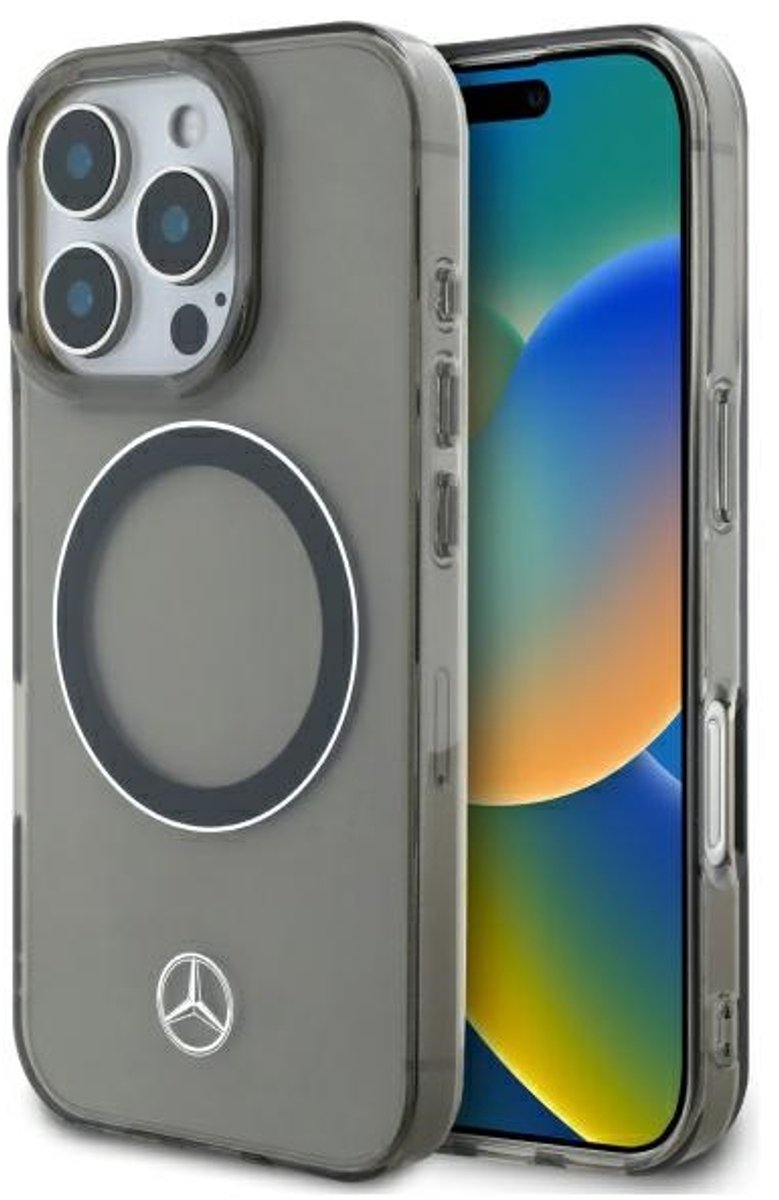 Mercedes - Hoesje voor Mobiele Telefoon - iPhone 16 Pro Max - MagSafe - Zwart