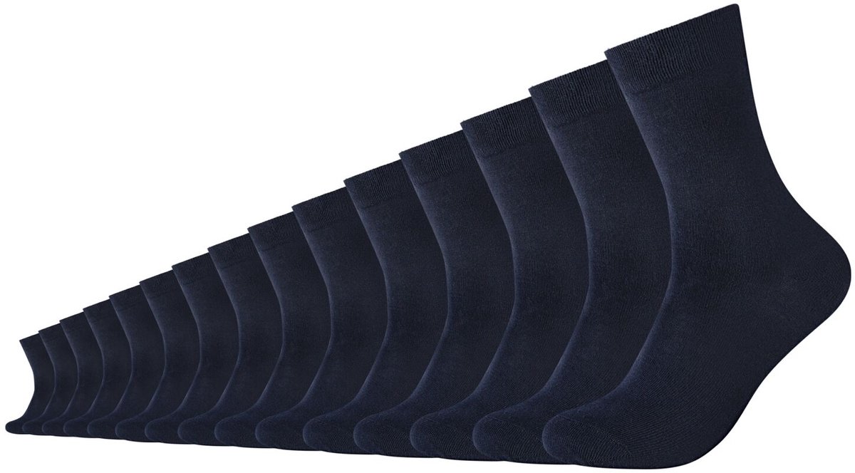 camano sokken unisex 15-pack, herensokken, damessokken, katoenen sokken, zakelijke sokken, vrijetijdsokken, sneakersokken, sokken zwart, wit, grijs, zachte teennaad, verstevigde hiel en teen, comfortabele boord.