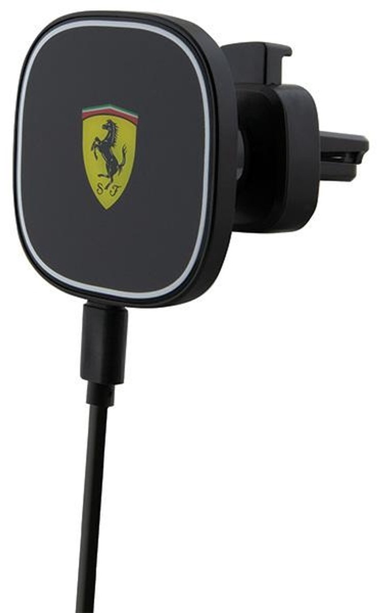Ferrari - 2023 - - 2023 - Collectie - MagSafe - 15W - inductieve - autolader - voor - ventilatieopening - zwart