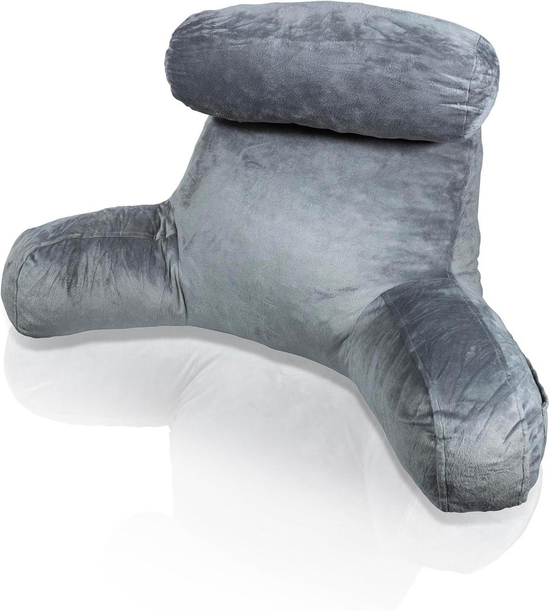 Leeskussen met Hoofdsteun - Ondersteuningskussen Bedkussen - Ontspannen TV Kijken - Afneembare Hoofdsteun - 25 x 52 x 25 cm