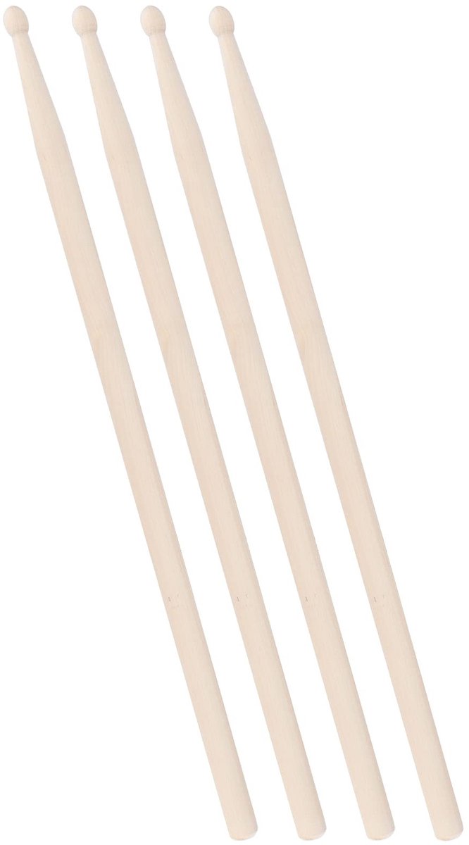 Allecto - Drumstokken - Jazz Drumstokken voor Drummers - Hoogwaardige Textuur en Kleur - Geschikt voor Jazz en Pop - Perfect voor Jong en Oud