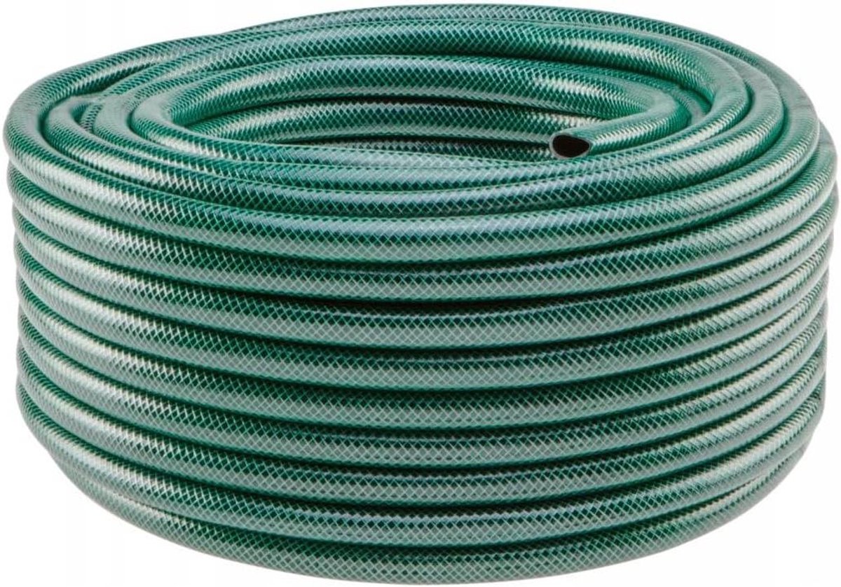 Tuinirrigatie Set - Slanghaspel met Douche - Gazon Besproeien - Compleet met 7 Functies - 30 Meter - Groen