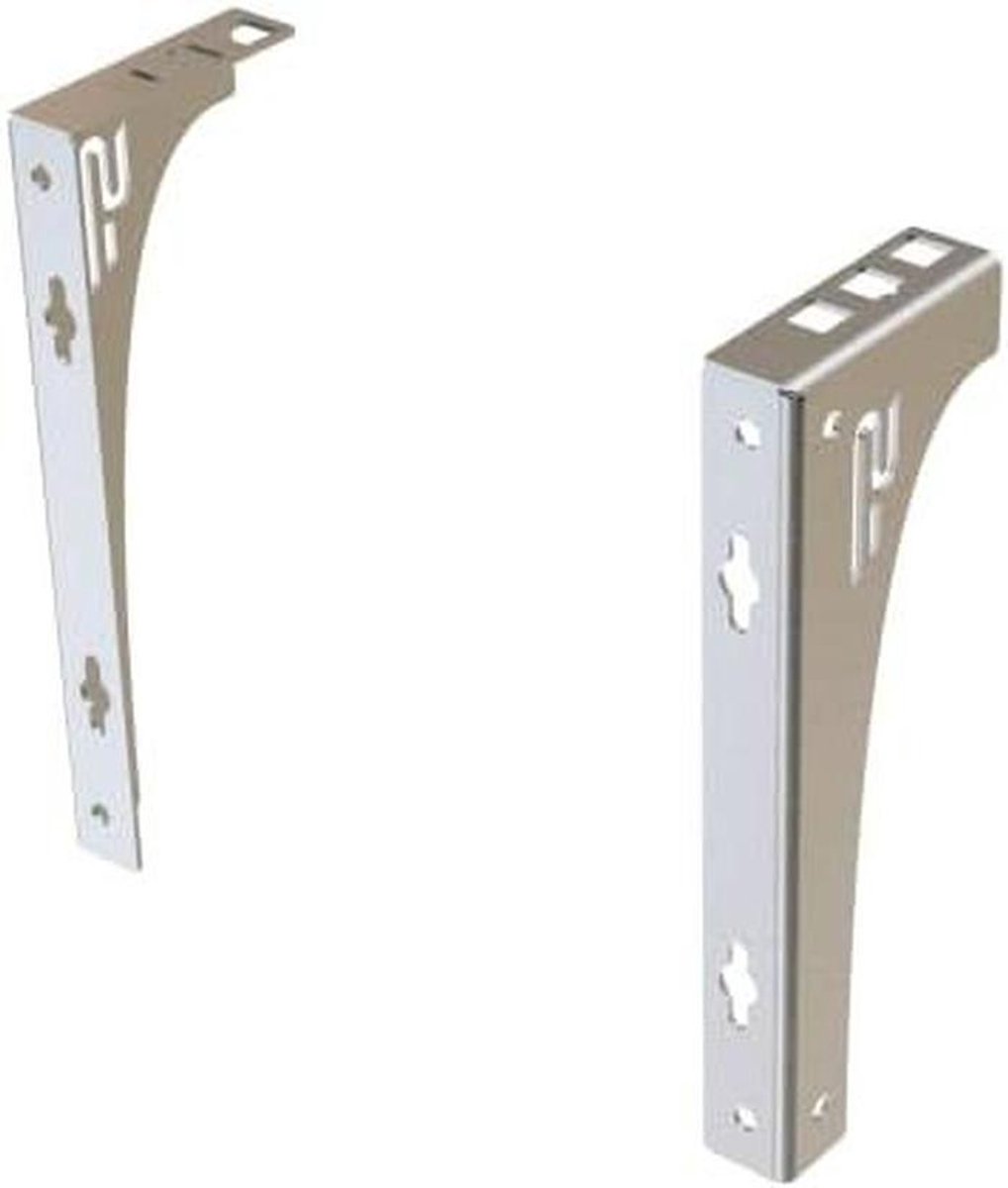 Wandmontage Kast - Serverrek Plank - Netwerkapparatuur Organiseren - Universele Pasvorm - 1U - Zink