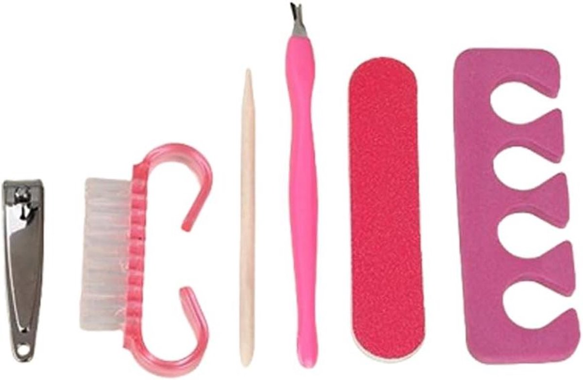 Nagelvijlen Set - Manicure Pedicure Set - Nagelverzorging Thuis - Uitgebreide Gereedschappen - 6 Stuks - Niet gespecificeerd