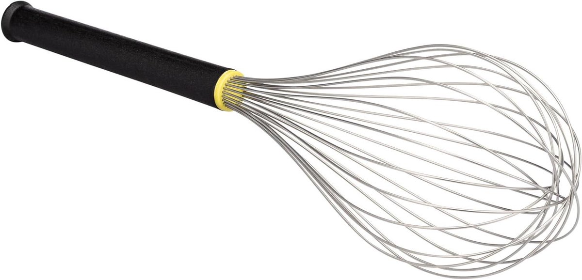 Keukengarde - Klopper - Beslag Maken - Hittebestendige Greep - 45 cm - Zwart