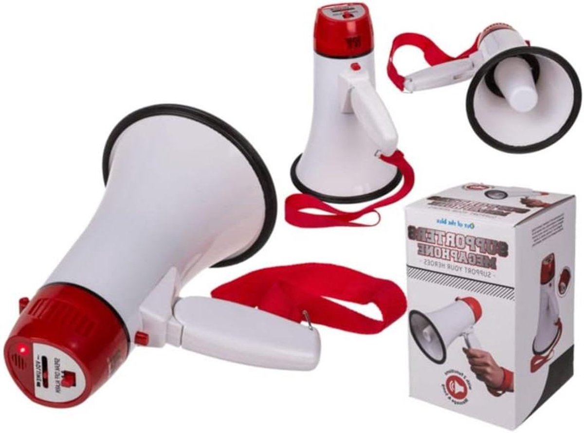 Fanluidspreker - Geluidstool - Stem Ondersteuning - Twee Functies - 5 Watt - Wit