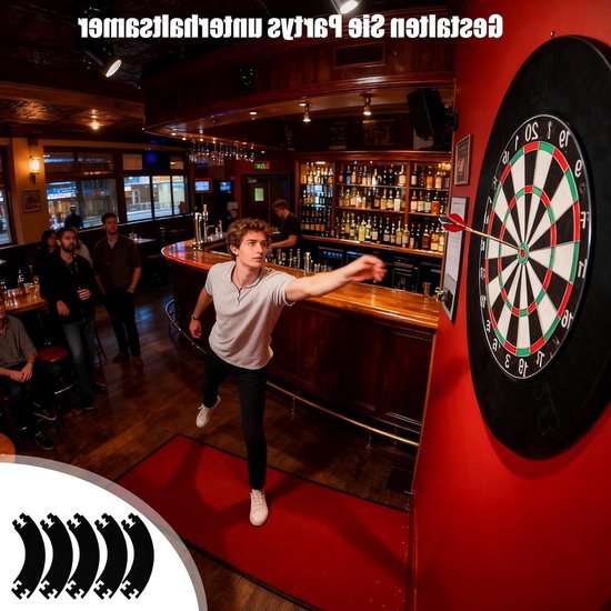 Dartboard Catchring Surround 45 cm - Veiligheidsring voor Dartbord, Wandbescherming en Backboard Bescherming van EVA Materiaal van Merkloos — afbeelding 3
