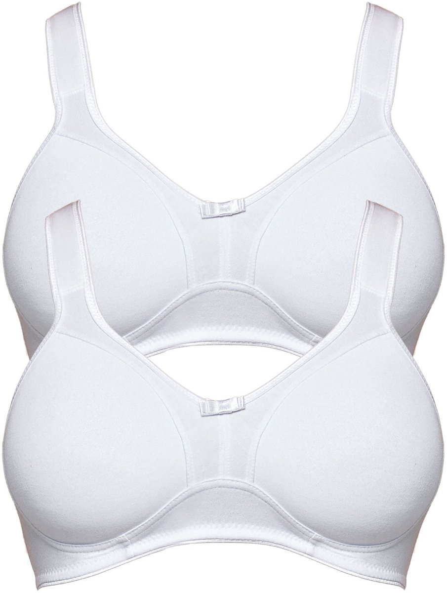2-pack ontlastings-BH zonder beugel Basics