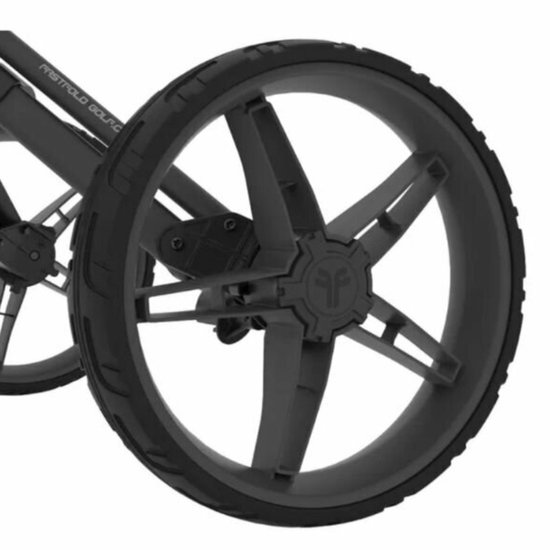 Fastfold Tri-Go Golftrolley Zwart van Merkloos — afbeelding 3