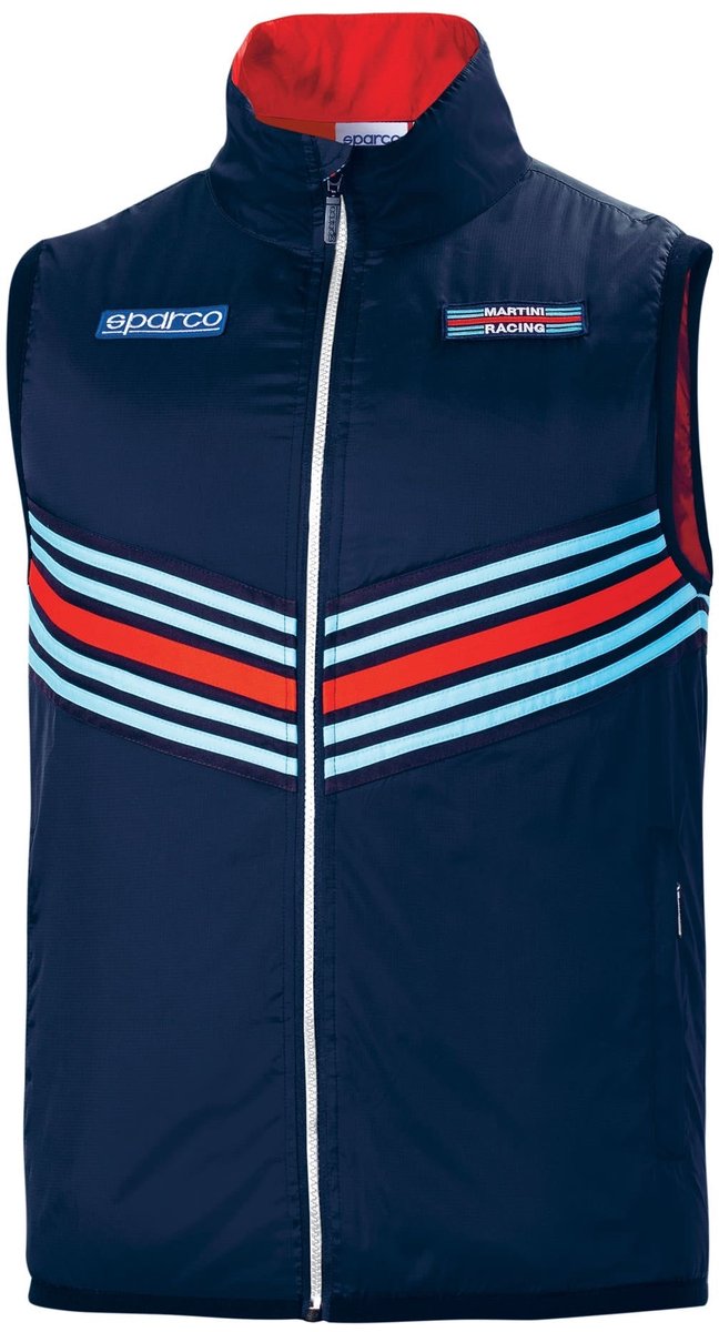 Sparco Martini Racing Martini Racing Bodywarmer — Blauw