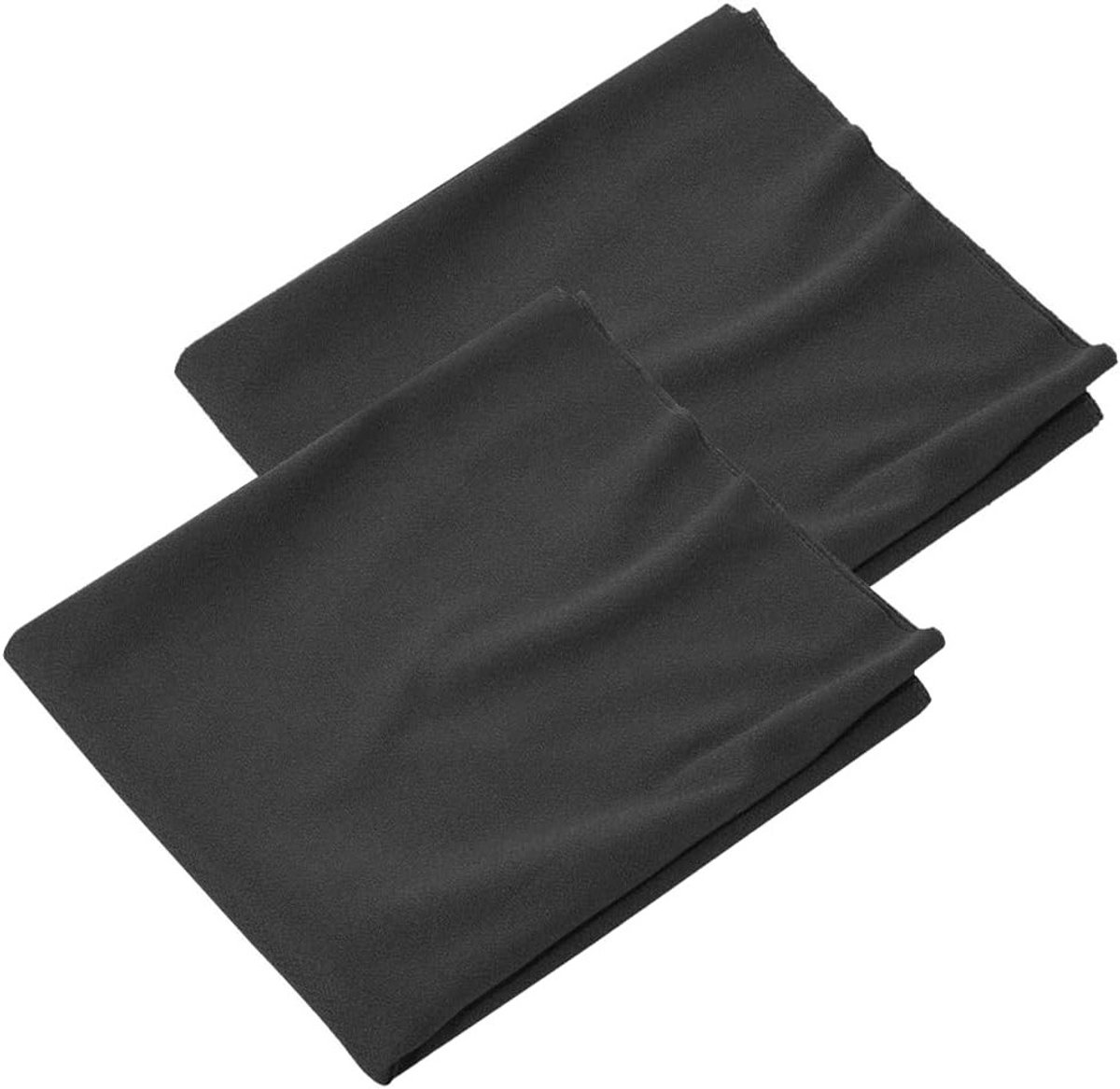 Speaker Grilldoek Set van 2, Zwart Geluidsdoek voor Stereo Speakers, Beschermende Mesh Stof voor Audio Apparatuur (1.7mx0.5m)